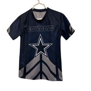 Dallas Cowboys Size Youth Large NFL Flag Football Reversible Jersey